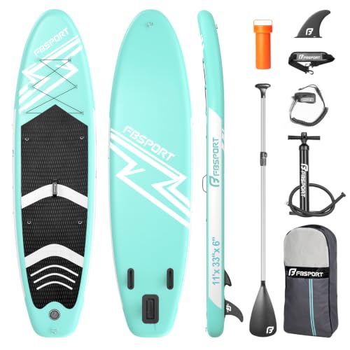 11' Premium Stand Up Paddle Board (Mint Green)