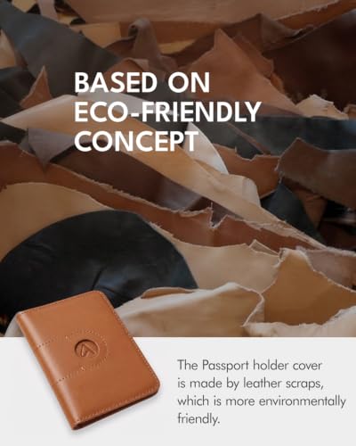 Passport Holder for Travel (Caramel)