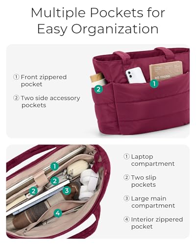 Tote Bag for Women (Vintage Berry / Standard)