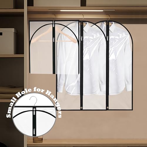 Garment Bags for Hanging Clothes (Clear / 45''- 1 Pack)