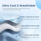 Cooling Blanket for Hot Sleepers King Size (Khaki / King (108" x 90"))