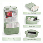 10 Set Compression Packing Cubes for Travel Essentials (Matcha Green)