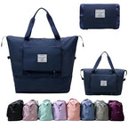 Large Capacity Foldable Travel Bag (Dark Blue)
