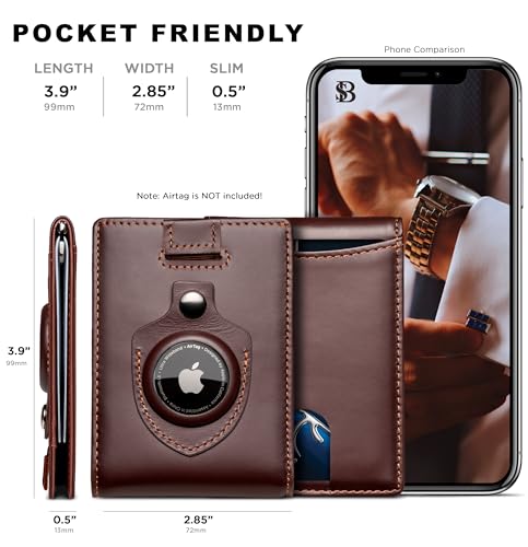 AirTag Wallet (Melted Chocolate 1.0 Air)