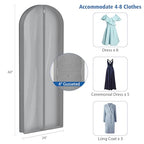 Luxury Fur Coat Storage Bags Dress Bags for Gowns Long 60 in (60"-4pcs)