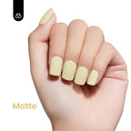Beetles Yellow Gel Nail Polish 15ML Soak Off UV Gel for Fall Nail Art (K - Creme Yellow | Lemon Cheese)