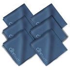 Microfiber Glasses Cleaning Cloth 6 Pack (6 Count / Navy)