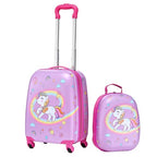 Kids Luggage Set (18 Inches 2-Piece Set / Unicorn)