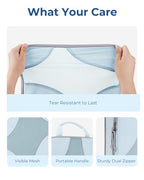 Compression Packing Cubes (Clear Blue)