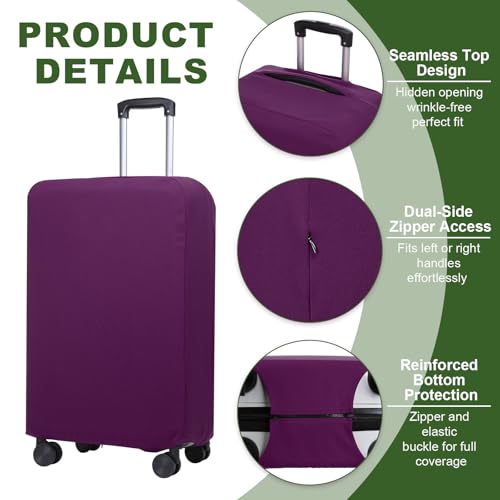 Luggage Cover (Purple / 24-25 inch)