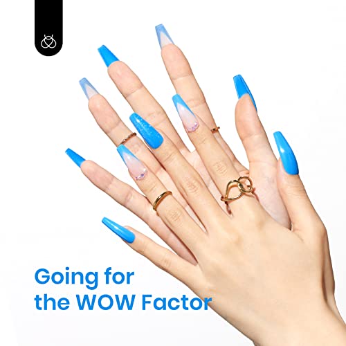 Beetles Blue Gel Polish (D - Creme Blue | Aquarius Blue)