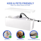 3 Pack Cable Organizer Box (White)