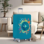 Travelkin Suitcase Covers For Luggage Tsa Approved Luggage Covers Protector (Dreaming Blue / XL)
