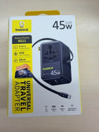 45W European Travel Plug Adapter (45W / Black)