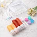 16 Pack Travel Bottles for Toiletries (16PCS/Brown)