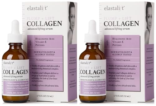 Collagen Facial Serum Lifting (1.75 Fl Oz (Pack of 2) / Firming Collagen Peptides Serum)