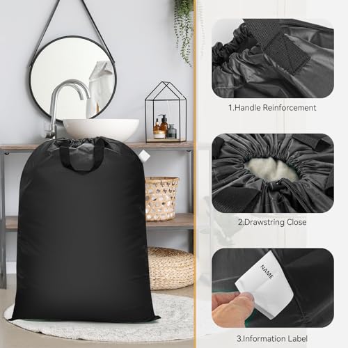 Extra Large Laundry Bag With Handles (Extra Large Laundry Bag With Handles (Black))