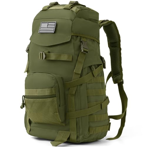 50L Tactical Backpack for Men and Women (Army Green / Large-50L)