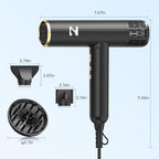 Ionic Hair Dryer with Diffuser (Black&yellow)