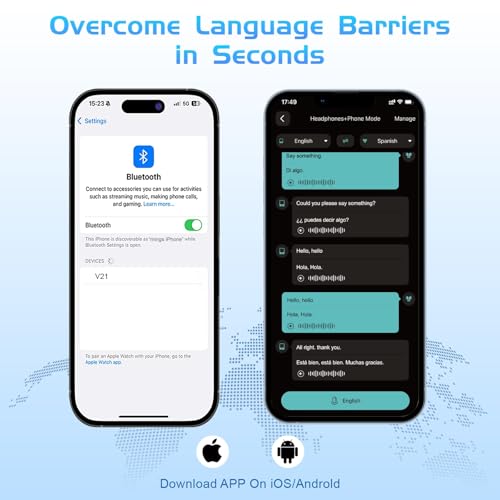 Language Translation Earbuds (White)