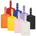 8 Pack Luggage Tags for Suitcases Airplane Travel Essentials (Colorful)