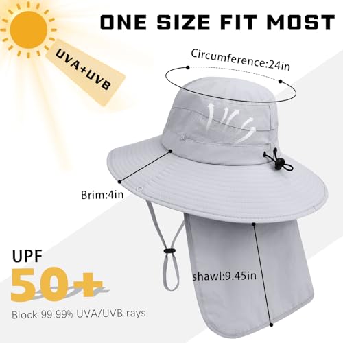 Sun Hats for Men Women (Lightgreysleeves)