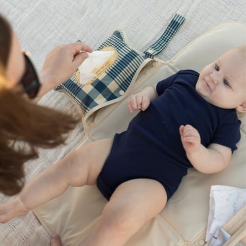 Portable Diaper Changing Pad (Gingham)
