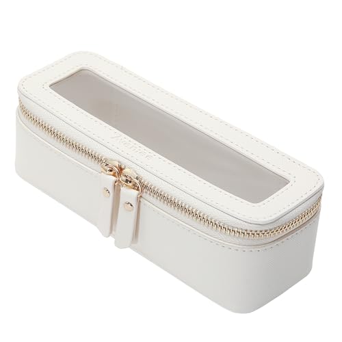 Clear Makeup Brush Bag (Off-White / Slim Elegance)