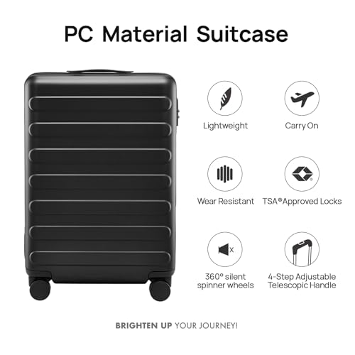 Carry On Luggage (02-Black (Basic) / Carry-On 20-Inch)