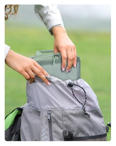 4 Set Compression Packing Cubes for Travel Essentials (Green-Compress)