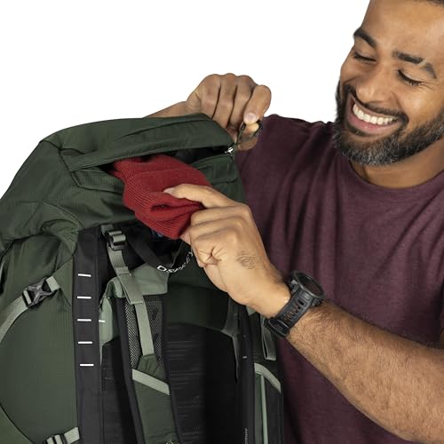 Talon 33L Men's Lightweight Hiking Backpack (33L - Standard Fit / Black/Coal Grey)