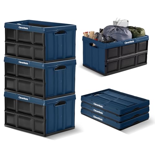 Collapsible Storage Bins (Ocean / 62l - 3 Pack)