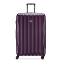 Helium Aero Hardside Expandable Luggage with Spinner Wheels (Plum / Checked-Large 28 Inch)