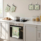 Green Daisy Kitchen Decor Set (Spring Green Daisy)