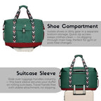 Duffel with Utility Pouch (Greenboho)