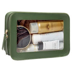 Clear Makeup Bag (GREEN 1)