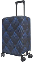 Travel Luggage Cover Suitcase Protector Fits 18 (Blue Cube / S)
