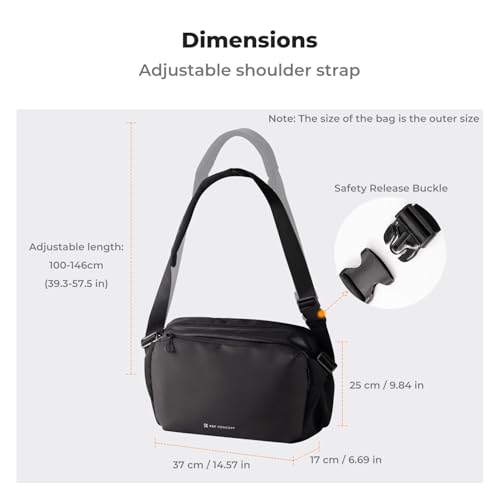 Large Camera Sling Bag (12 Black Large)