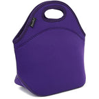 Neoprene Kids Lunch box Insulated Soft Bag Mini Cooler Thermal Meal Tote Kit for Boys (Purple)