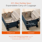 Essential 22" Carry On Expandable Spinner (Black / 22" Essential Carry-On)