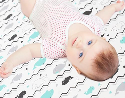 Pack n Play Sheets (Elephant Whale / 38X26 Inch)