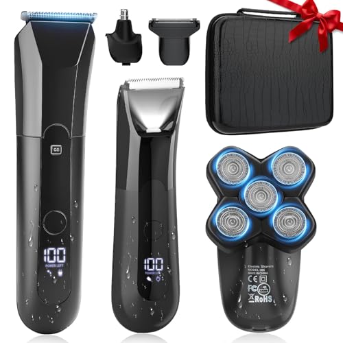 Beard Trimmer for Men Groin & Body Hair Trimmer (Black-805)