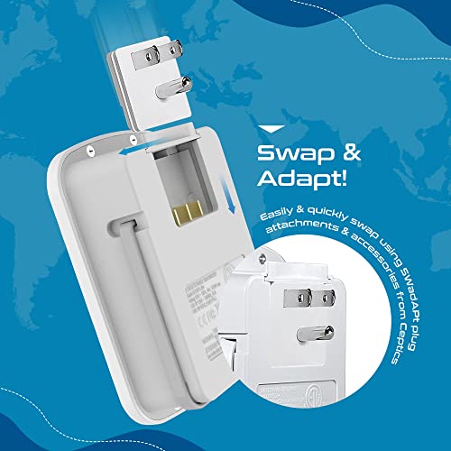 World Travel Adapter Kit 2 USB (white)