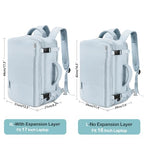Travel Backpack for Men Women (Light-blue / X-Large)