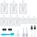 17 Pack Travel Pouches for Toiletries (A-17pcs)