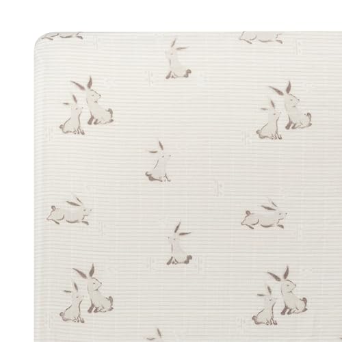 100% Organic Cotton Gender Neutral Animal Nursery Bedding (Bunny)
