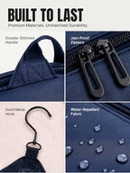 Travel Toiletry Bag for Men and Women (L Navy Blue)