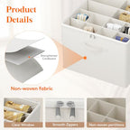 Shoe Storage Organizer for Closet (White)
