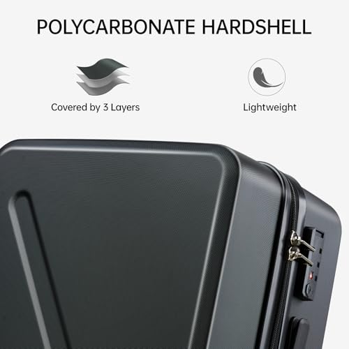 2 Piece Luggage Sets (2-Piece Set (20/28) / Grey)