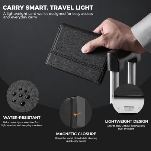 RFID Passport Card Wallet (black pro)